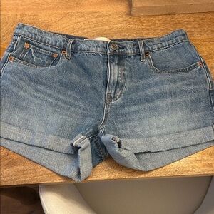 GAP Women's Light Blue Jean Shorts